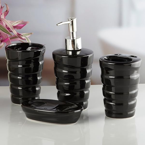 Jarmazing Wide Mouth Mason Jar Soap Dispenser Lids – 2-Pack, Black Stainless Steel, Fits All Canning Jars