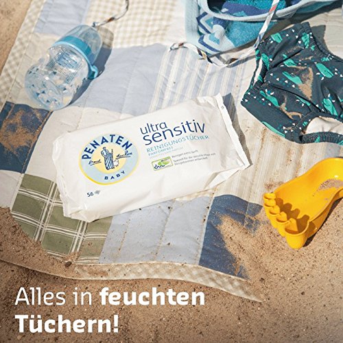 Penaten Ultra Sensitiv Tücher parfümfrei, 12 x 56 Tücher (gesamt 672 Tücher) - 5