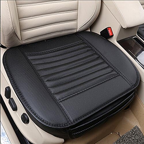 Auto Car Seat Pads Leather Bamboo Charcoal Pads No back All-inclusive Protector Cover Cushion