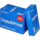 Easyprint - Papel para impresora (2500 hojas, 5 x 500 hojas, A4, color blanco brillante, CIE 160, PEFC)