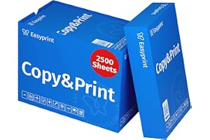 Easyprint skrivarpapper kopieringspapper 2500 ark 5 x 500 A4 premium högvit CIE 160 testvinnare PEFC miljöcertifikat