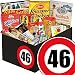 Produktbild Süßigkeiten-Set zum 46. Geburtstag | DDR Korb Süßigkeiten