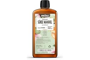 PLANÈTE AU NATUREL Mandelöl süß 500ml - 100% Rein, Natürlich & Kaltgepresst