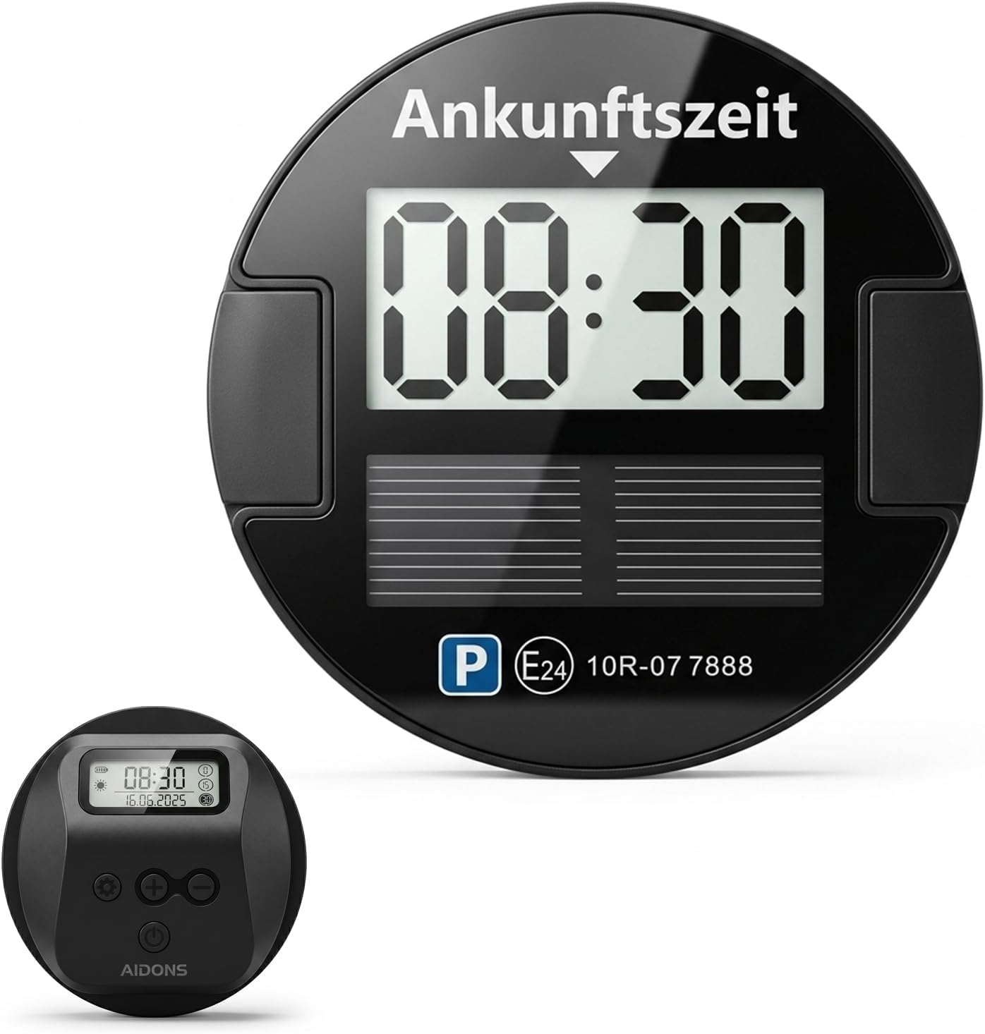 Einrichtung & Inbetriebnahme : Elektronische Parkscheibe Solar mit Zulassung