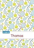 Image de CAHIER THOMAS BLANC,96P,A5 TENNIS
