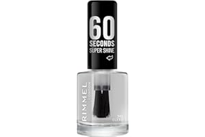 Rimmel - Vernis à Ongles 60 Seconds Super Shine - Ultra Brillance et Longue Tenue - Séchage Rapide - 740 Clear - 8ml