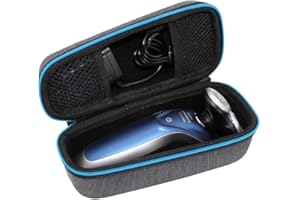 ESCOCO Duro Estuche Viajes Funda Bolso para Philips AquaTouch 5000/7000/9000 S5110/06 S5420/06 S7370/12 S9031/12 Afeitadora Eléctrica