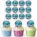 Produktbild Vorgeschnittenes Personalisiertes Unter Dem Meer - Essbare Cupcake Topper / Kuchendekorationen (24 Stück)
