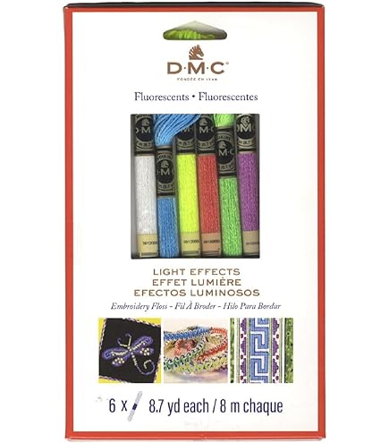 DMC Mouliné Light Effects - Kirjonta lanka upeilla efekteillä