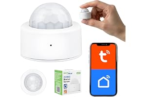 Trådlös rörelsesensor Zigbee Tuya GreenBlue, Android/iOS, CR2450 DC 3,0 V, detekteringsvinkel 120° / upp till 8 m, GB740