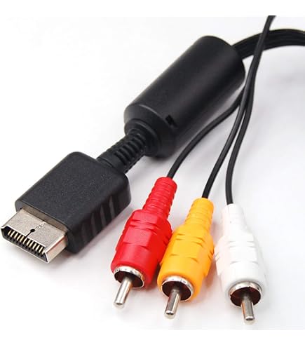 Câble Vidéo Officiel Sony – Compatible Playstation 1, PS2, PS3 – Péritel – Occasion Fonctionnel