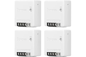 SONOFF ZBMINI ZigBee DIY Smart Switch, Connects with the Zigbee or SmartThings Hub to Control All Connected Devices via the SmartThing App, Zigbee Protocol, Zigbee Hub Required (ZBMINI 4PCS)