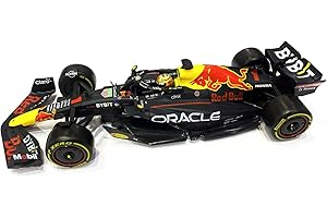 HTLNUZD Bburago 1/24 2023 Nuova F1 RB18#1 per Verstappen Champion Racing Compatibile con Red Bull 1:24 Static Alloy Car Die Cast Model Regalo da collezione