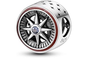 Parmuz Charms Abalorios para pulseras de plata de ley 925, viajes de verano, océano, amuleto de la suerte, colgante de joyería regalo para mujer madre