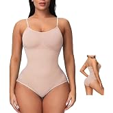 YIANNA Body Gainant Femme Ventre Plat Invisible - Gaine Amincissante Sculptante Shapewear Bodysuit