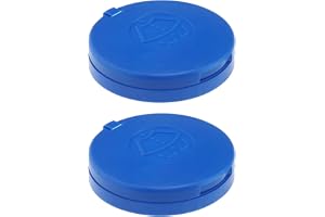 EMSea 2Pcs Car Windshield Washer Bottle Caps 643230 Windshield Wiper Fluid Reservoir Washing Machine Bottle Lid Compatible wi