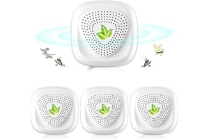 LEMENG Ultrasuoni per Topi,Repellente Anti Zanzare Ultrasuoni Interno Dispositivo Anti Topi, Insetti, Zanzare, Scarafaggi, Ratti, Formiche, Ragni 4 Pack