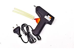 MASIDEF Pistola per colla a caldo, 15 watt, 2x STICK colla inclusi