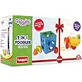 Funskool Giggles - 2 in 1 Toddler Multicolour Giftset,Shape Sorting Cube and Aeroplane Pull Along Toy, Develops Motor Skills,18 Months and Above, Infant & Pre-School Toys