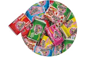DUPLEIX Sachet de 500g de Malabars Assortis – Bonbons Chewing-Gum Colorés aux Saveurs Fruitées, Parfait pour les Goûters et les Fêtes