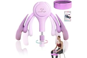 COFOF Thigh Trainer, 15-70lb Adjustable Enhanced Resistance Inner Thigh Trainer Exerciser for Women, Pelvic Floor Exercise Devices mit Fabric Band for Yoga, Weight Loss & Glutes Arms and Core