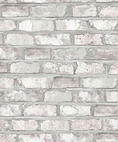 Preisvergleich Produktbild Dutch Wallcoverings ew3104 Bricks Tapete, Weiß