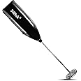 Milk Frother, Handheld Coffee and Cappuccino Mixer, Automatic Milk Foam Maker, Milk Frother Egg & Milkshake Whisk(Black)