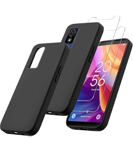 LYJERRY Housse Pour Oukitel C35/Oukitel C36 Coque Avec 2Pcs Protection