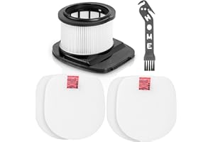 JOLLSUNG IZ201EU Filter Kit for Shark Anti Hair Wrap Cordless Vacuum Cleaner IZ201EU, IZ201EUT, IZ201EUTSB, IZ251EU, IZ251EUT, Replacement Filter Parts, Washable and Reusable (IZ201EU(1+2))