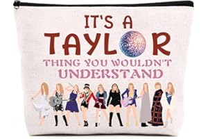 IFUDE Music Lover Cosmetic Bag Singer Fans Album Swiftie Inspired Gift It's A Taylr Thing You Wouldn't Understand Makeup Bag