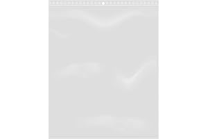 Extiff Lotto di 100 Sacchetti Trasparenti con Chiusura a Zip - Plastica Alimentare (20 x 25 cm)