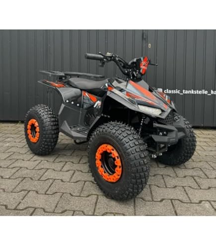 HMParts Quad ATV Quad Bambini 50-110 CC Plastica Set Nuovo Blu - Foto 5