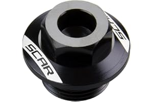 SCAR Dado Canotto Sterzo Compatibile con KTM SX SXF EXC TPI EXCF 125 150 250 300 350 450 500 03-25 HUSQVARNA 14-26 GASGAS 21-26 TRIUMPH TF 250 450 X RC E C 24-26- Nero