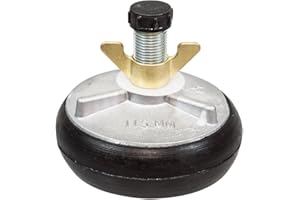 SCAPP EQUIPMENT SCAPP Verstellbarer Rohrstopfen ALU 4,5“ für Rohr-Innen-Ø 116 – 134 mm, mit 1/2“ Hohlgewinde (weitere Größen verfügbar)