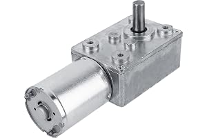 DC 12V High Torque Gear Motor Speed Reducing Motor Reversible Motor CW/CCW (20RPM)