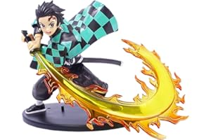 Ksopsdey Tanjiro Figuren 22cm Anime Figuren Charaktere Statue Sammlerstücke Kuchen Topper für Geburtstagsgeschenk Wohnkultur Auto Dekor-Stil Geschenk für Kinder
