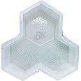 RK Plastic Triax Paver Mould| 60.MM | | Paver Block Mould | Interlocking Tile Making Mould |Outdoor Paving Stone Maker |Silicone Paver Block Mould| Interlocking Mould for Outdoor Flooring & Garden