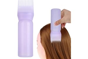 Muzrunq Applicatore tintura per tintura per capelli Radice applicatore Applicatore bottiglia da colorare per capelli Applicatore con applicatore a olio a spazzola bottiglia di peli 120 ml