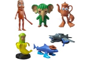 JIASHA Italian Brainrot Figures Set,Tung Tung Tung Sahur-Figura,3D Printed Figura Italian Animals,Tralalelo Tralala Cartoon Figurine Brainrot,Giocattoli Brainrot Per Figuren dei Fan