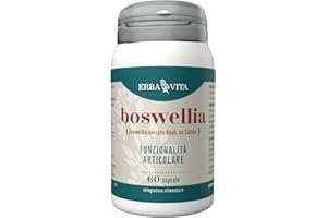 ERBA VITA Integratore Alimentare di Boswellia- 60 Capsule - Favorisce la funzionalità articolare e il benessere del sistrema digerente