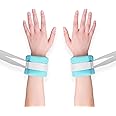 lefeke Patient Medical Restraints with Quick Release Buckle, Restraints Belts for Wrists or Ankles, Limb Holder Movement Limited Ties for Hands or Legs（2 Pieces） (blue)
