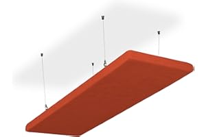 SILENT4® Plafond absorbant acoustique 116x39 cm Image acoustique certifiée par l'Institut Fraunhofer