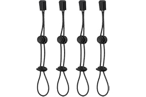 EMSea 4pcs Sac à Dos Tige d'escalade Boucle Fixe Corde Sac à Dos Randonnée Porte-bâton Corde Sac à Dos Corde Élastique Accessoires de Plein Air 20cm
