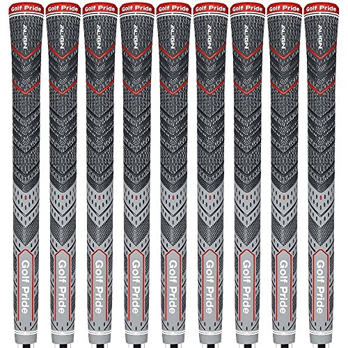 NEW-2017-13-X-GOLF-PRIDE-MULTI-COMPOUND-CORD-PLUS4-ALIGN-CHARCOAL-GREY-GRIPS