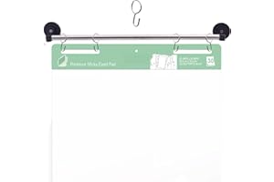 YYST 29" Easel Pad Holder, Magnetic Easel Sheet Holder, Flip Chart Paper Holder Ancho Chart Holder W 4 Hooks (Type A -1)