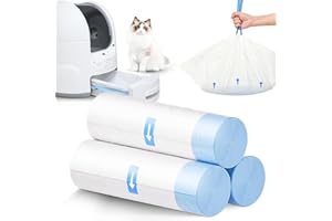 Amicura Selbstreinigende Katzentoilette - Automatische Katzenklo Cura2 Mülltüten Weiß