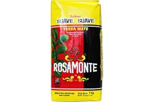 Rosamonte Yerba Mate Tee Suave 1kg - die Reifezeit beträgt 12 Monate | Detox und Energie Getränk