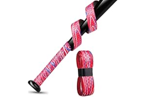 DHLIIQQ Baseball Grip Tape PU Pelle Traspirante Over Grip Sweatband Tennis Tape Overgrip Sport Outdoor Per presa, softball Per nastro nastro mazza Per nastro, nastro da baseball, nastro da baseball, baseball