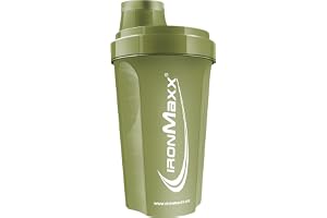 IronMaxx Proteinshaker – 700 ml marinblå grön ogenomskinlig | läckagesäker | Proteinskakare läckagesäker stor lätt robust praktisk fitness vattenflaska vass gym sport vattenflaska sportflaska