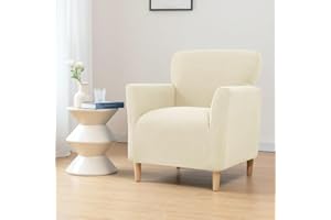 UYEOCO Copripoltrona 1 Posto con Braccioli Relax Reclinabile Universale Copri Poltrona Elasticizzato Lavabile Rimovibile Fodera per Poltrona Poltroncine Relax Copertura per Poltrona Elettrica Reclinabile ( C